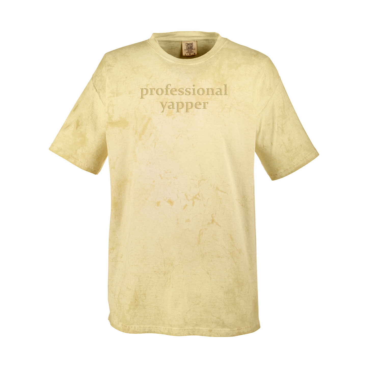 Professional Yapper Embroidered Color Blast T-Shirt