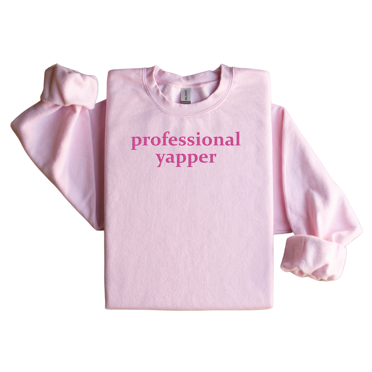 Professional Yapper Embroidered Sweatshirt