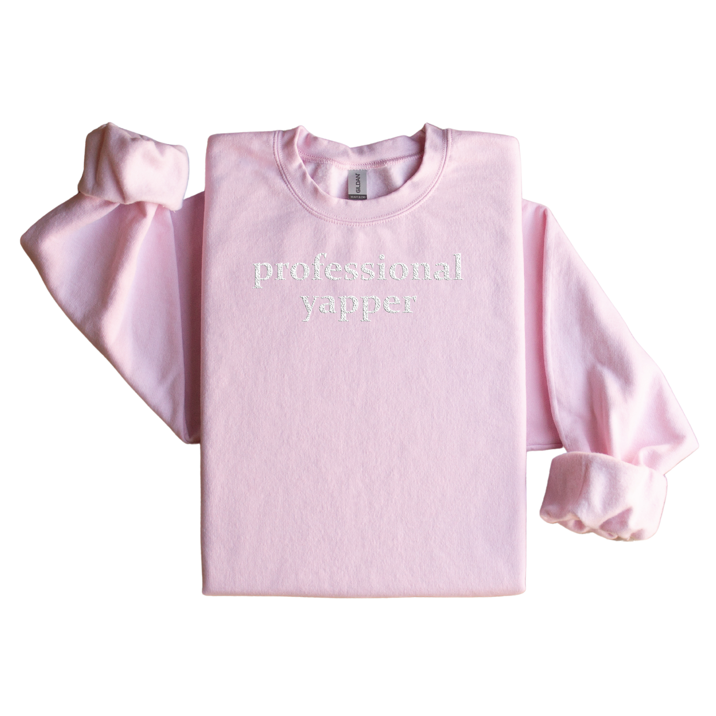 Professional Yapper Embroidered Sweatshirt