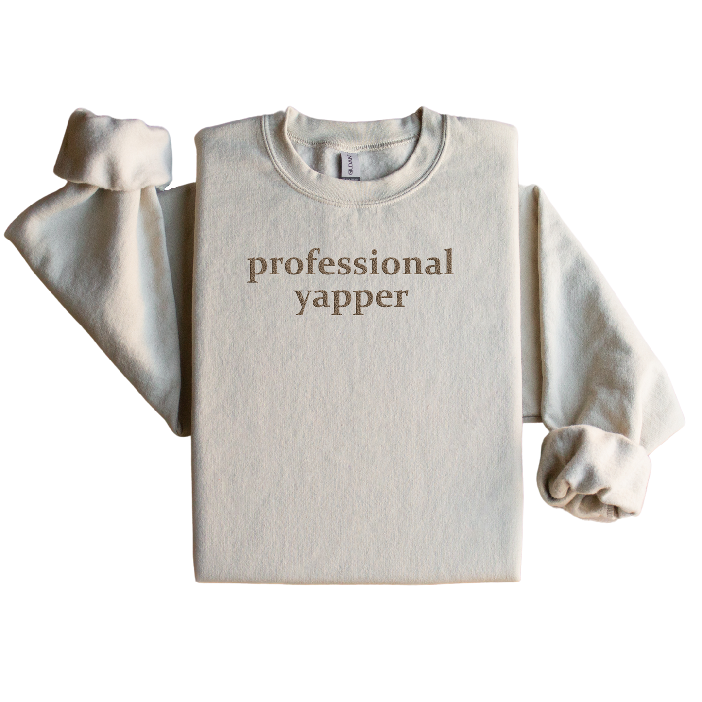 Professional Yapper Embroidered Sweatshirt