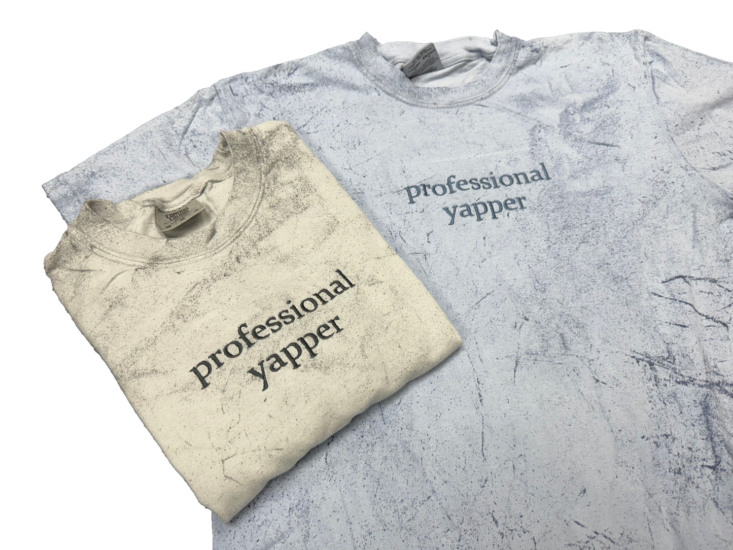 Professional Yapper Embroidered Color Blast T-Shirt