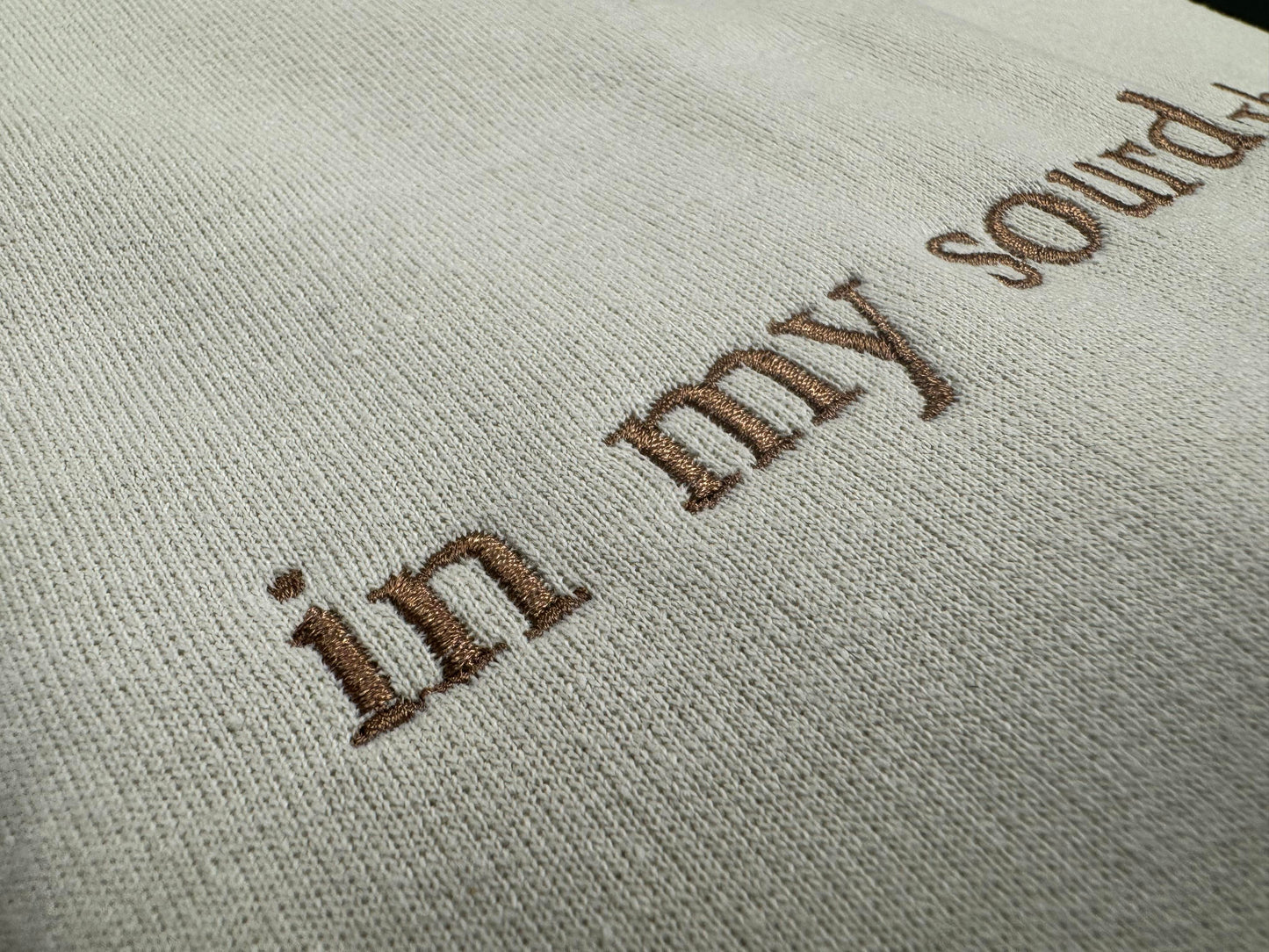 In My Sourdough Era Embroidered Crewneck Sweatshirt