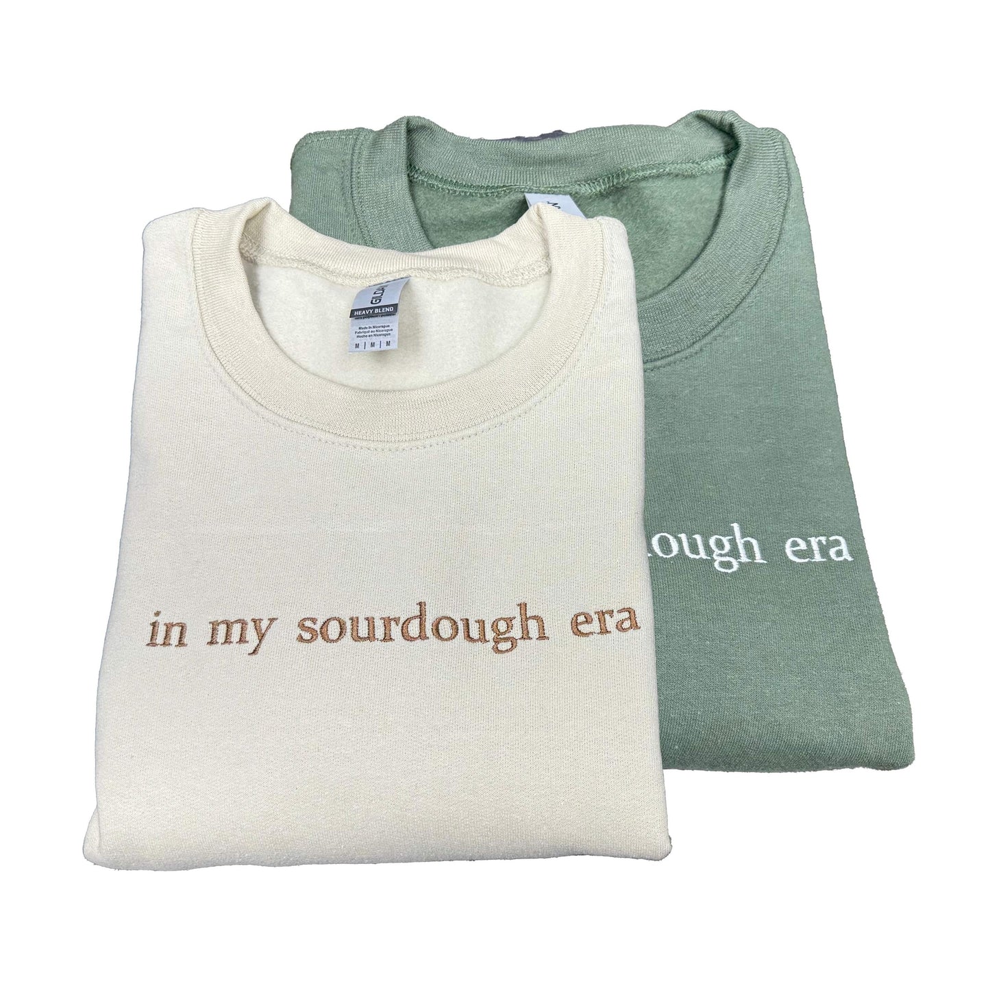 In My Sourdough Era Embroidered Crewneck Sweatshirt