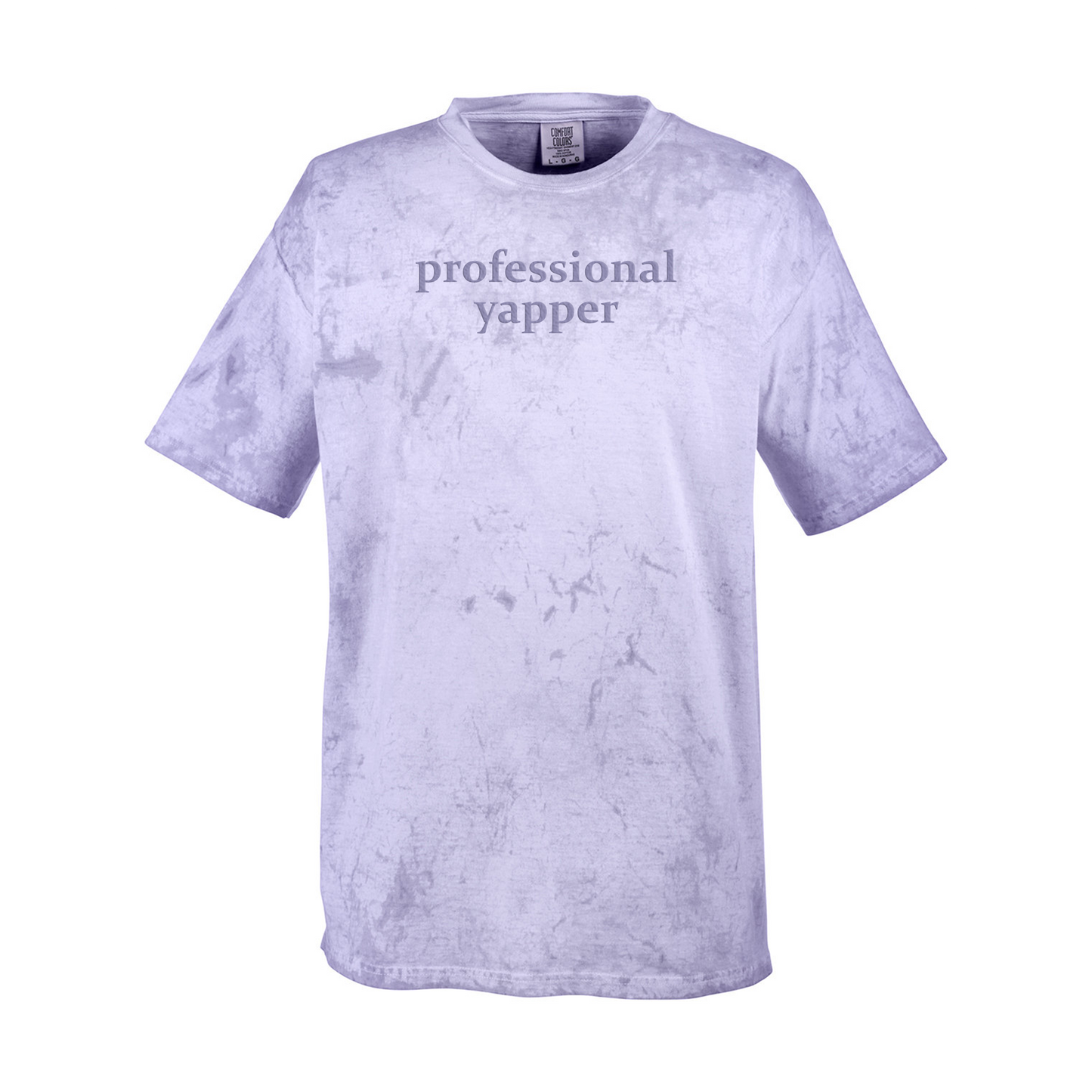 Professional Yapper Embroidered Color Blast T-Shirt