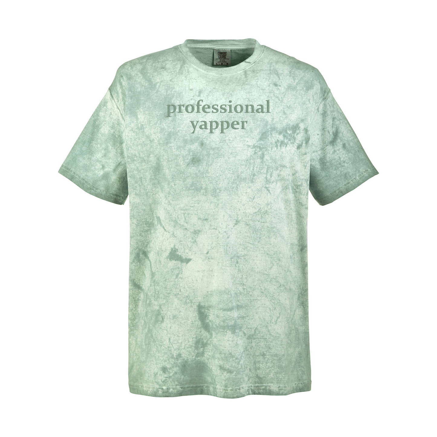 Professional Yapper Embroidered Color Blast T-Shirt